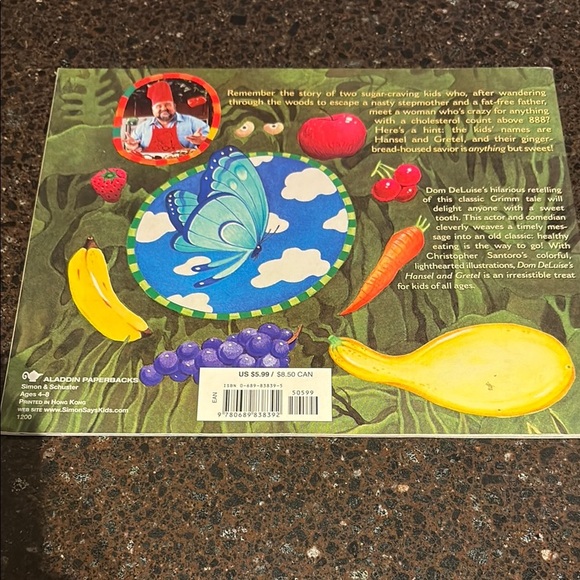 4/$20 Hansel & Gretel Children's Book by Dom Deluise - Picture 2 of 5